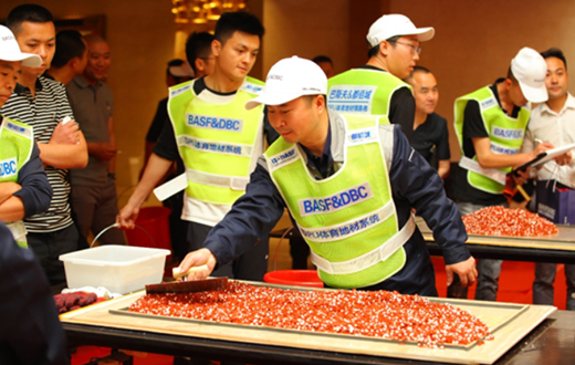 天博2019“金抹刀奖”运动地坪全国技能大赛开幕(图2)
