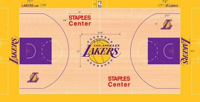 天博NBA球场地板哪家酷？篮网有格调 骑士霸气十足 湖人豪门气质(图4)